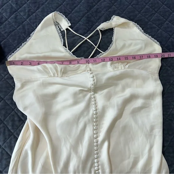 Meshki Cream Mini Dress - Picture 10 of 11